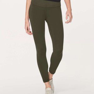 25" Lululemon Align Leggings - Army Green, Size 2